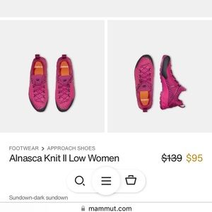 Mammut Alnasca Knit women’s approach shoe